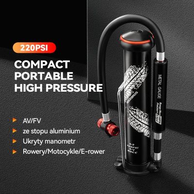 2. Rockbros Mini-Faltfahrradpumpe 220PSI