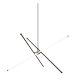 LED-Hängeleuchte Tanger 90 cm Schwarz