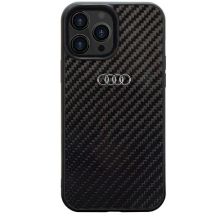 Audi Carbon Fiber iPhone 13 Pro Max 6,7" schwarz/schwarz Hardcase AU-TPUPCIP13PM-R8/D2-BK