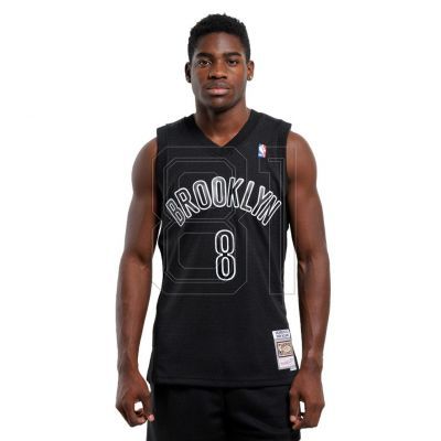 6. Mitchell & Ness NBA Swingman Brooklyn Nets Deron Williams T-Shirt M SMJY6513-BNE12DWMBLCK