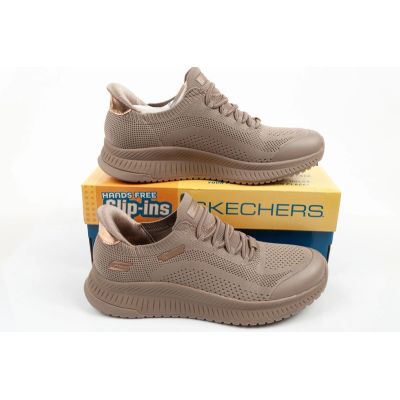 9. Skechers Damen Bobs Squad 4 Slip-In Sportschuhe