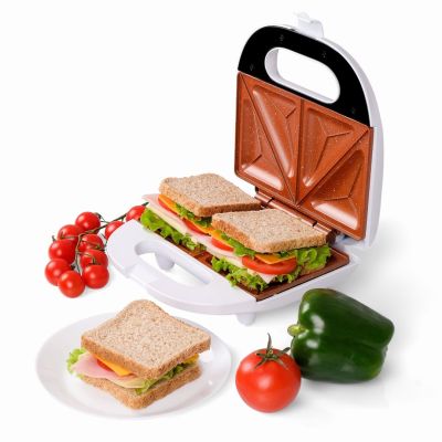 10. ELDOM SANDWICHMAKER ST11B RUDDY 750 W WEISSE KERAMIKPLATTEN