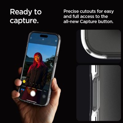 12. Spigen Ultra Hybrid-Hülle für iPhone 16 Pro Max – transparent