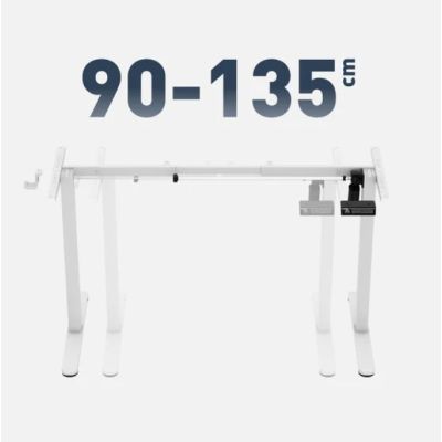 7. Elektrisches Tischgestell Xeno 1.7 White