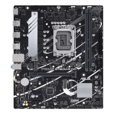 2. ASUS PRIME B760M-R D4 Intel B760 LGA 1700 Micro-ATX