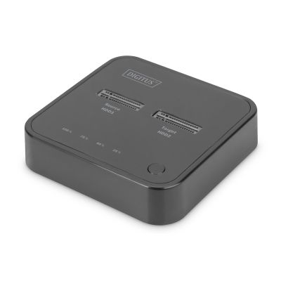 DIGITUS M.2 NVME SSD-Dockingstation mit Offline-Klonfunktion, USB-C, Schwarz DA-71545