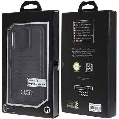 7. Audi Kunstlederhülle mit MagSafe für iPhone 13 Pro / 13 – schwarz