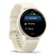 3. Garmin Vivoactive 6 42 mm Knochen/Mondgold-Uhr