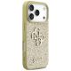 4. Guess Fixed Glitter Big 4G Hülle für iPhone 17 Pro - Gold