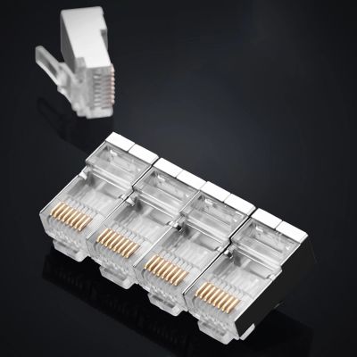 2. Ugreen 10x Steckerende RJ45 8P8C (UTP Cat. 6 / Cat. 5 / Cat. 5e) silber (NW111)