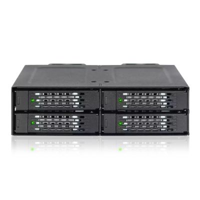 9. IcyDock Montageplatte 4x6,3cm SATAI-III mit 1x5,25" HDD/SSD schwarz
