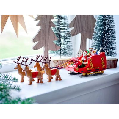 11. LEGO 40499 Weihnachtsmannschlitten
