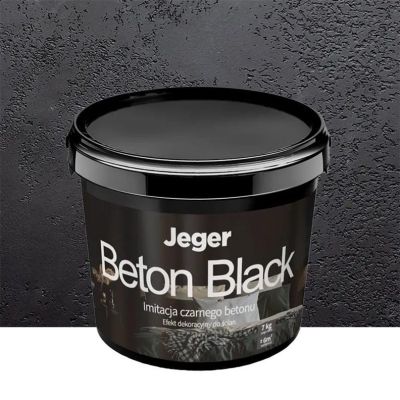Gipsdekor Jeger Beton Schwarz 7 kg