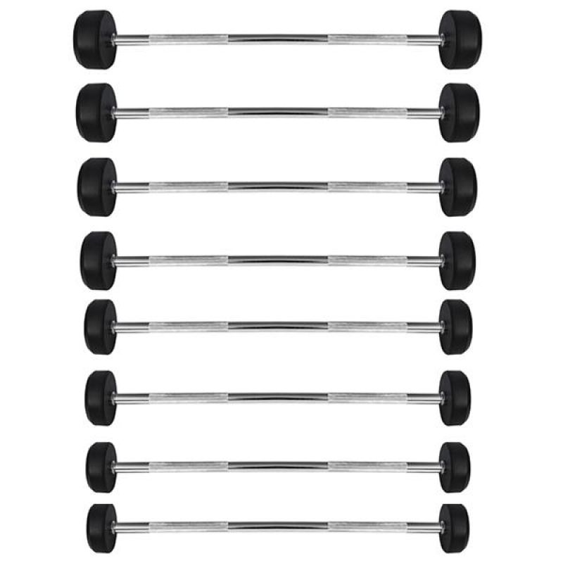 24. Gummierte Langhantel/Stange HMS 30 kg GSG-30