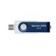 4. PARTIOT USB-Stick Xporter X550 64 GB, Dual USB A+C, 80 MB/s, Aluminium-Kunststoff