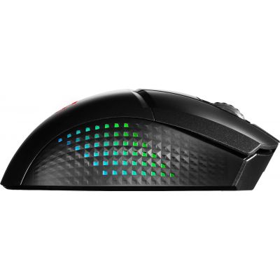 7. MSI CLUTCH GM51 LEICHTE KABELLOSE Gaming-Maus, rechte Seite, RF Wireless + Bluetooth + USB Typ-C, optisch, 26000 DPI
