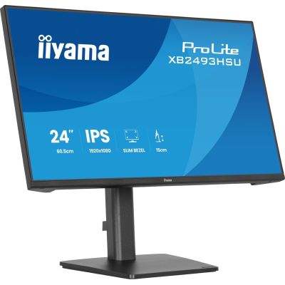 6. iiyama ProLite XB2493HSU-B1 Computermonitor 60,5 cm (23,8") 1920 x 1080 px Full HD LED Schwarz
