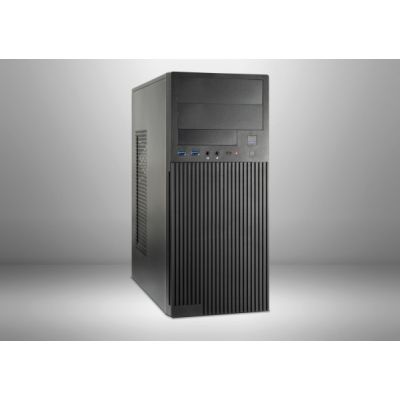 Inter-Tech IT-2815 Linearer Midi-Tower Schwarz