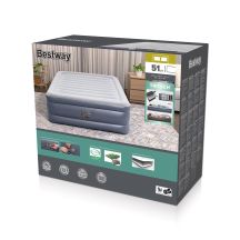 Bestway 6713I / 23 Luftmatratze Doppelmatratze Grau Unisex