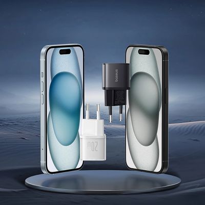 8. Baseus GaN5S 20W 1xUSB-C Wandladegerät - Schwarz