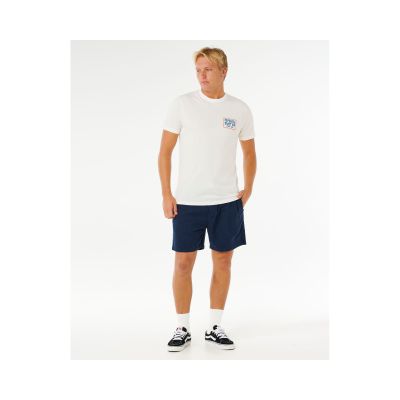 3. RIP CURL Pacific Rinse Sunrise T-Shirt Herren Weiß