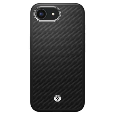 15. Spigen Enzo Aramid MagSafe Hülle für iPhone 16e / 17e - Schwarz
