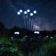 11. Solarlampe „Tanzt im Wind“ – Weiße Kugeln, 6 LEDs, 72 cm, Kaltweiß