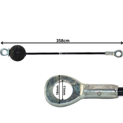 8. ATLAS SEIL 358CM ÖSE STAHLÖSE GUMMI-STOSSDÄMPFER