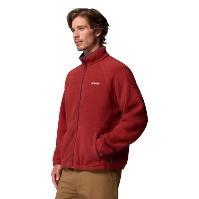 2. Columbia Timber Crest Fleecejacke mit durchgehendem Reißverschluss 2176101632 Rot L