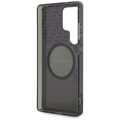 7. AMG Transparent Rhombs MagSafe Case für Samsung Galaxy S25 Ultra - Schwarz