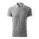 3. Malfini Urban M MLI-21912 dunkelgraues Melange-Poloshirt