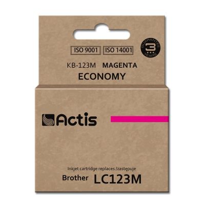 Actis KB-123M Tinte (ersetzt Brother LC123M/LC121M; Standard; 10 ml; rot)