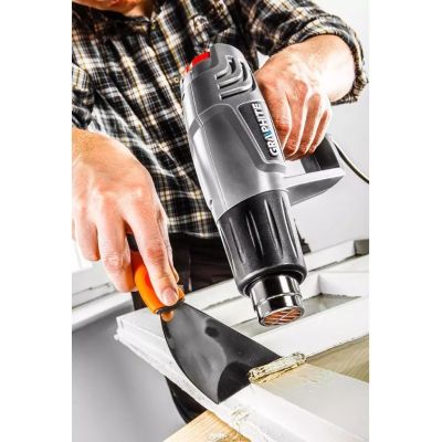 5. 2000-W-Heißluftpistole mit Graphitkern, Temperaturbereich 25–600 °C, mit Koffer