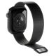 7. Puro 'MILANESE' Watch für Apple Watch 42-44-45-49m, schwarz