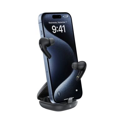 5. Acefast W4 TWS kabellose In-Ear-Kopfhörer mit Telefonständerfunktion - Schwarz