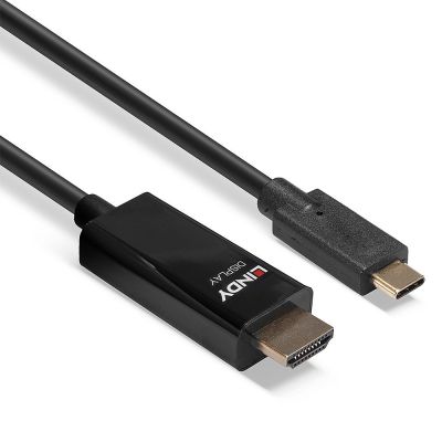 4. Lindy 43315 Kabeladapter 5 m USB Typ-C auf HDMI Typ A (Standard) Schwarz