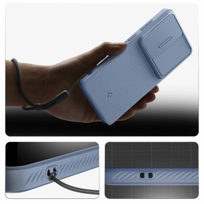 14. Spigen Optik Armor Schutzhülle für Samsung Galaxy S26 Ultra – Blau