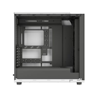 2. Fractal Design North XL RC Chalk TG Transparentes Gehäuse, Midi-Tower, ATX, gehärtetes Glas – Weiß