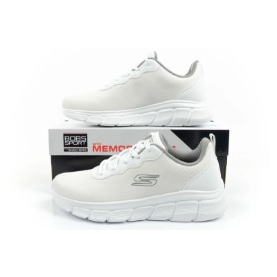 10. Skechers Bobs B Flex Herren-Sneaker, modisch weiß