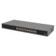 24-Port L2 Managed Gigabit Ethernet Switch mit PoE-Injektor, 2 SFP-Upload