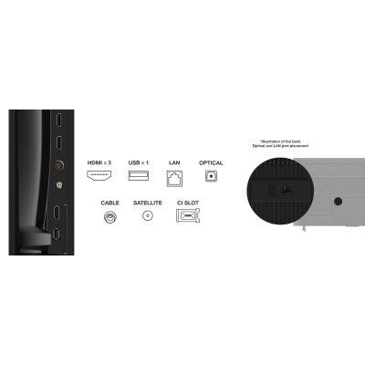 11. TCL 55P69K LED-Fernseher, 55 Zoll, 4K Ultra HD, Google TV, Dolby Atmos, DVB-T2, Schwarz
