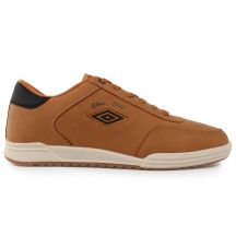 Umbro sportliche Herrenschuhe Ipam Net – modische braune Sneaker