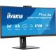 4. IIYAMA Monitor 86,4 cm (34") XCB3497WQSNPH-B1 21:9 HDMI+DP+USB-C Webc