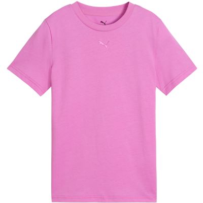 2. Puma ESS T-Shirt mit zentriertem Katzenlogo für Kinder, pink, 692972 74