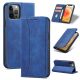 3. Magnet Fancy Case Hülle für iPhone 12 Pro Max Tasche Kartenetui Kartenständer Blau