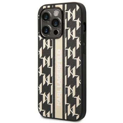 2. Karl Lagerfeld KLHCP14XPGKLSKW iPhone 14 Pro Max 6,7" Hardcase braun / braun Monogram Stripe