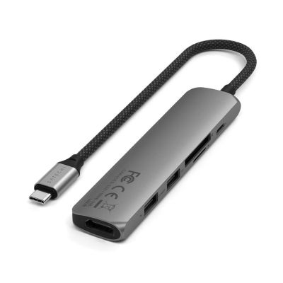5. Satechi 6-in-1 - Dockingstation - USB-C 3.2 Gen 2 - HDMI