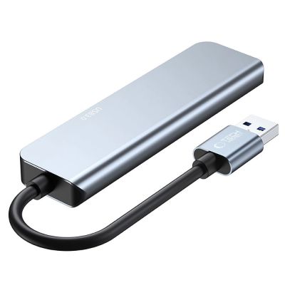 3. HUB Tech-Protect V0 5in1 USB-A – USB-A 3.0 / 3x USB-A 2.0 / USB-C – grau
