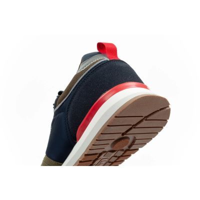 7. Lee Cooper Herren-Sneaker, modisch, bequem, strapazierfähig, marineblau, khaki