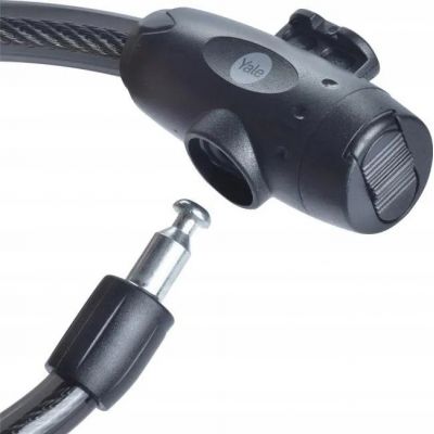 4. Yale Essential Security Kabelschloss mit Schlüssel, 12 mm